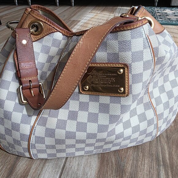 Louis Vuitton Damier Azur Gallliera Shoulder Handbag PM - Picture 3 of 13